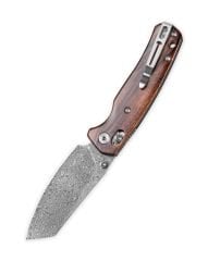 BESTECHMAN CICADA'S WING | Gül Ağacı Sap | Damascus Çelik Çakı | BMK06-W-4