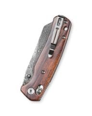 BESTECHMAN CICADA'S WING | Gül Ağacı Sap | Damascus Çelik Çakı | BMK06-W-4