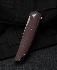 BESTECH ASCOT BG19F Karbon Fiber Ve G10 Saplı Ara Katman D2 Çelik Çakı