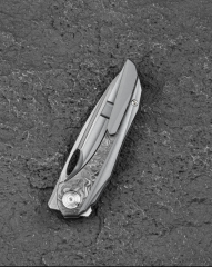 BESTECH SENU BT2601B Titanyum Saplı S90V Çelik Çakı