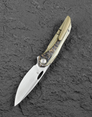 BESTECH SENU BT2601C Titanyum Saplı S90V Çelik Çakı