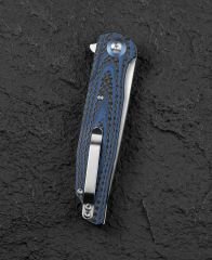 BESTECH ASCOT BG19C Karbon Fiber ve G10 Saplı Ara Katman D2 Çelik Çakı