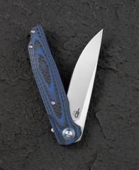 BESTECH ASCOT BG19C Karbon Fiber ve G10 Saplı Ara Katman D2 Çelik Çakı