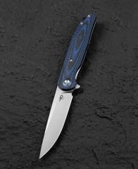 BESTECH ASCOT BG19C Karbon Fiber ve G10 Saplı Ara Katman D2 Çakı