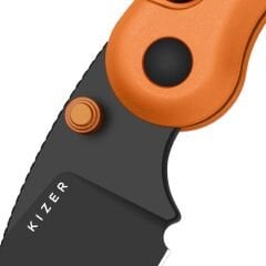 Kizer Microbe™ | Button Liner Lock™ | 14C28N | Aluminum | KizerV™ 2742A3