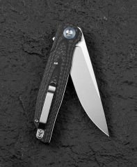 BESTECH ASCOT BG19A Karbon Fiber ve G10 Saplı Ara Katman D2 Çakı