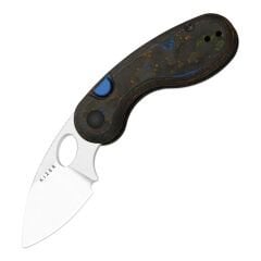 Kizer Microbe™ | Button Liner Lock™ | M390 | Camo Carbon 80's | KizerB™ 2742A1