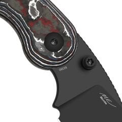 Kizer Microbe™ | Button Liner Lock™ | Ultra DLC | M390 | Fat Carbon | KizerB™ 2742A2