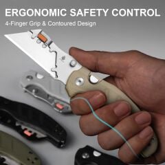 Kizer Sheepdog® Utility Knives | Button Liner Lock™ | C01C Uti 2 | 5Cr15MoV | KizerV™ 3488.29JNA2