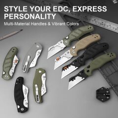 Kizer Sheepdog® Utility Knives | G10 Sap | 5Cr15MoV Çelik Çakı | V3488.29JNA2
