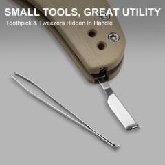 Kizer Sheepdog® Utility Knives | Button Liner Lock™ | C01C Uti 2 | 5Cr15MoV | KizerV™ 3488.29JNA2