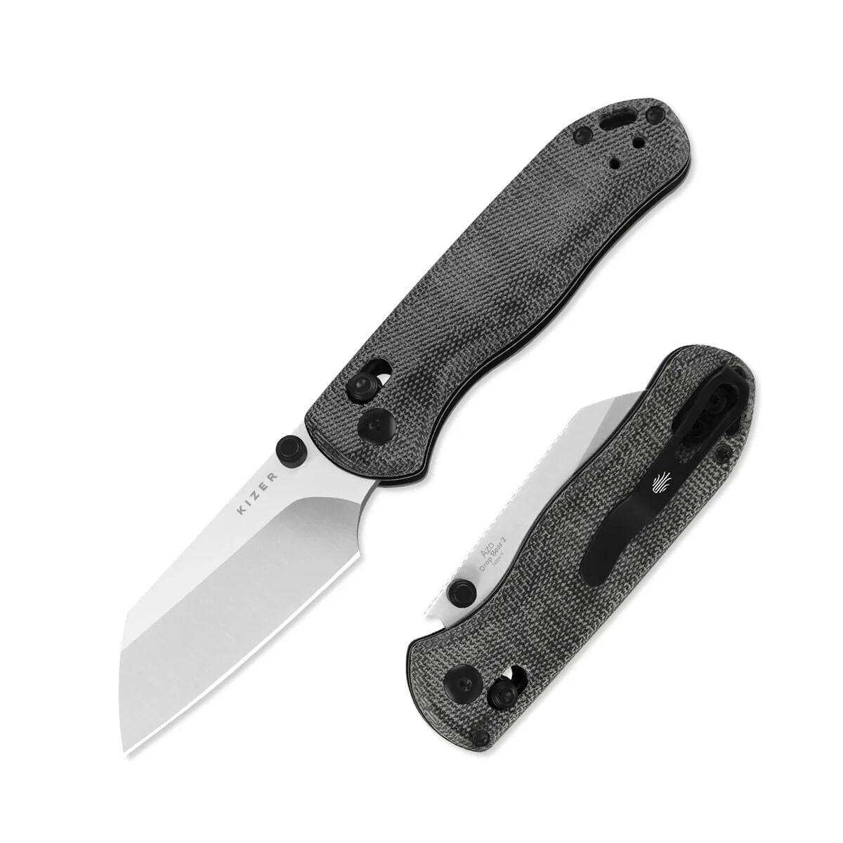 Kizer Drop Bear® 2 | Micarta Sap | Nitro-V Çelik Çakı | V3619.2KS1