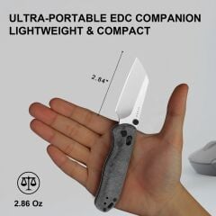 Kizer Drop Bear® 2 | Clutch Lock™ | Nitro-V | Micarta | KizerV™ 3619.2KS1