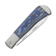 Kizer Trestle D | Micarta With Vortex Pattern | Slip Joint | Nitro-V | KizerV™ 3760A2