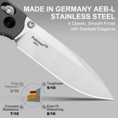 Kizer Pokiman CD | Clutch Lock™ | Drop Point | Four-Finger Full Grip | Aluminum | KizerV™ 3789A2