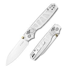 Kizer Pokiman CS | Clutch Lock™ |Sheepsfoot | Four-Finger Full Grip | Clear Acrylic | KizerV™ 3789A5