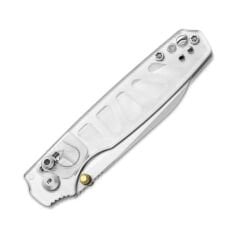 Kizer Pokiman CS | Clutch Lock™ |Sheepsfoot | Four-Finger Full Grip | Clear Acrylic | KizerV™ 3789A5
