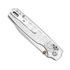 Kizer Pokiman CS | Clutch Lock™ |Sheepsfoot | Four-Finger Full Grip | Clear Acrylic | KizerV™ 3789A5