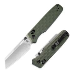 Kizer Task | 154CM | Green G10 - Satin | KizerV™ 3641C3