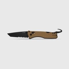 Kizer Aegis T | Partially-Serrated Edge | Clutch Lock™ | Rescue Hook & Glass Breaker | KizerV™ 3774CTA3