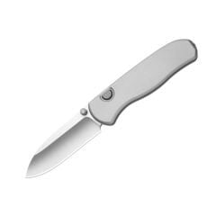 Kizer Drop Bear® Zero | Button Liner Lock™ | M390 + Satin + Hollow Grind | Alumium | KizerB™ 3619BDA4