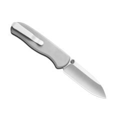 Kizer Drop Bear® Zero | Button Liner Lock™ | M390 + Satin + Hollow Grind | Alumium | KizerB™ 3619BDA4