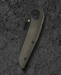 BESTECH VK-VOID BT2305D Siyah Bronz Stonewash Titanyum Sap Siyah Stonewash Elmax Çakı