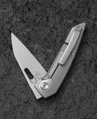 BESTECH Vk-Void | Titanyum + Karbon Fiber Sap | Elmax Çelik Çakı | BT2305B