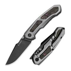 Kizer Feweed | Titanyum + Fat Karbon Sap | S35VN Çelik Çakı | Ki3694A1