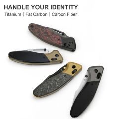 Kizer Staffi | Titanyum Sap | S45VN Çelik Çakı | Ki3695A2
