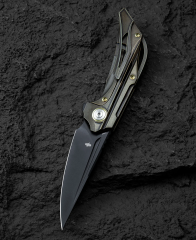 BESTECH VIGIL BT2201D Titanyum Sap: 3,27'' M390 Blade