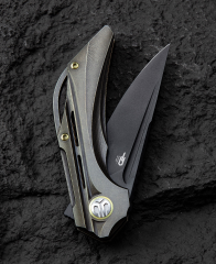 BESTECH VIGIL BT2201D Titanyum Sap: 3,27'' M390 Blade