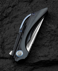 BESTECH VIGIL BT2201C Titanyum Sap: 3,27'' M390 Blade