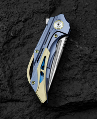 BESTECH VIGIL BT2201B Titanyum Sap: 3,27'' M390 Blade