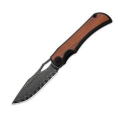 Kizer Allure | Titanyum + Panama Gül Ağacı Sap | Damascus Çelik Çakı | Ki4763LDA3