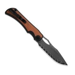 Kizer Allure | Titanyum + Panama Gül Ağacı Sap | Damascus Çelik Çakı | Ki4763LDA3