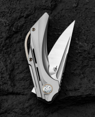 BESTECH VIGIL BT2201A Titanyum Sap: 3,27'' M390 Blade