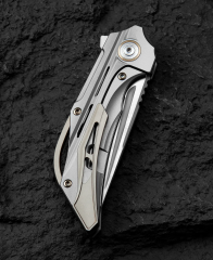 BESTECH VIGIL BT2201A Titanyum Sap: 3,27'' M390 Blade