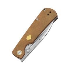 Kizer Retro | Pirinç + Micarta Sap | Nitro V Çelik Çakı | V4726A1