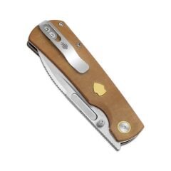 Kizer Retro | Pirinç + Micarta Sap | Nitro V Çelik Çakı | V4726A1