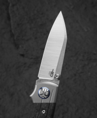 BESTECH TONIC BT2204D Titanyum+Mermer Karbon Fiber Kakma Sap: 2,89'' M390 Blade