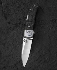 BESTECH TONIC BT2204D Titanyum+Mermer Karbon Fiber Kakma Sap: 2,89'' M390 Blade