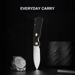 Kizer Retro | Pirinç + G10 Sap | Nitro V Çelik Çakı | V4726A2