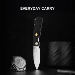 Kizer Retro | Pirinç + G10 Sap | Nitro V Çelik Çakı | V4726A2