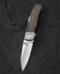 BESTECH TONIC BT2204C Titanyum+Yeşil Kanvas Micarta Kaplamalar Sap: 2,89'' M390 Blade