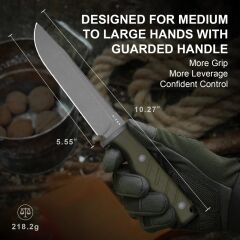 Kizer Camp 180 | G10 Sap | AEB-L Çelik Bıçak | 1096A2