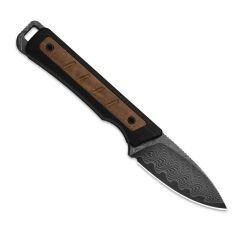 Kizer Whiskey Jack | Acid-washed Damascus | G10 & Mkuruti Wood | Skeletonized Tang | KizerV™ 1108A2