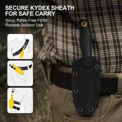 Kizer Drop Bear® Fix 3 | G10 Sap | 14C28N Çelik Bıçak | 1101A1