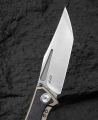 BESTECH TOGATTA BT2102F Titanyum+Mermer Karbon Fiber Kakma Kolu: 3,74'' M390 Blade