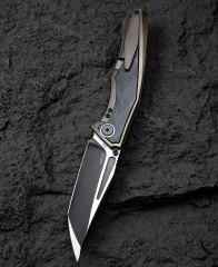 BESTECH Togatta | Titanyum + G10 Kakma Sap | M390 Çelik Çakı | BT2102E